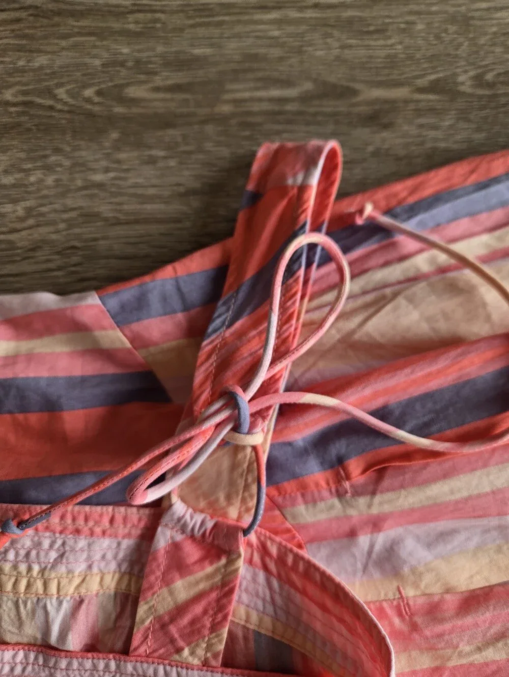 Free People Strawberry Combo Pink Stripe Sundress Size Medium NWT 🌸